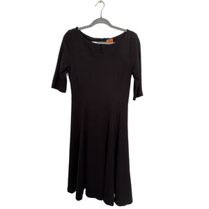 MaryCrafts Black Fit & Flare Midi Dress | Size 10 | EUC